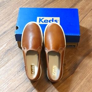 NIB, Keds leather slip on